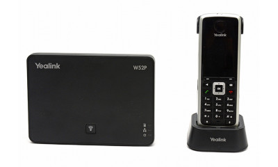 Yealink W52P — база x 1, трубка x 1 — Беспроводной DECT SIP-телефон с радиотрубкой