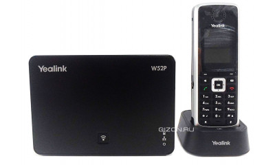 Yealink W52P — база x 1, трубка x 1 — Беспроводной DECT SIP-телефон с радиотрубкой