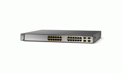 WS-C3750X-24P-S Коммутатор Catalyst 3750X 24 Port PoE IP Base