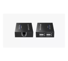 Удлинитель USB по витой паре CAT5e/6 до 100/150 м, 4 USB 2.0, 480 Мб/с Lenkeng LKV100USB