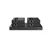 Разветвитель-удлинитель 1*4 HDMI по витой паре CAT6/7 до 40/70 м, 4K,  RS232, ИК Lenkeng LKV724P