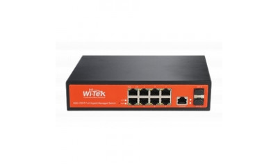 WI-MS310GF, Коммутатор управляемый L2, порты 8 100/1000Base-TX  + 2 SFP                                                             