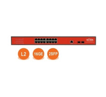 WI-MS318GF, Коммутатор управляемый L2, порты 16 100/1000Base-TX  + 2 SFP