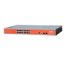 WI-PMS318GF, Коммутатор управляемый L2 PoE 350Вт, порты 16 PoE GE + 2SFP