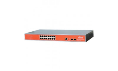 WI-PMS318GF, Коммутатор управляемый L2 PoE 350Вт, порты 16 PoE GE + 2SFP