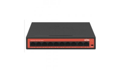 WI-PS210H, Коммутатор неуправляемый PoE 65Вт, порты 8 PoE FE + 2FE, режим 250м + VLAN, Watchdog