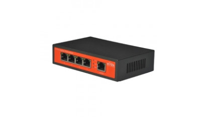 WI-PS305G, Коммутатор неуправляемый PoE 65Вт, порты 4 PoE GE + 2GE, режим VLAN, Watchdog, HiPoE